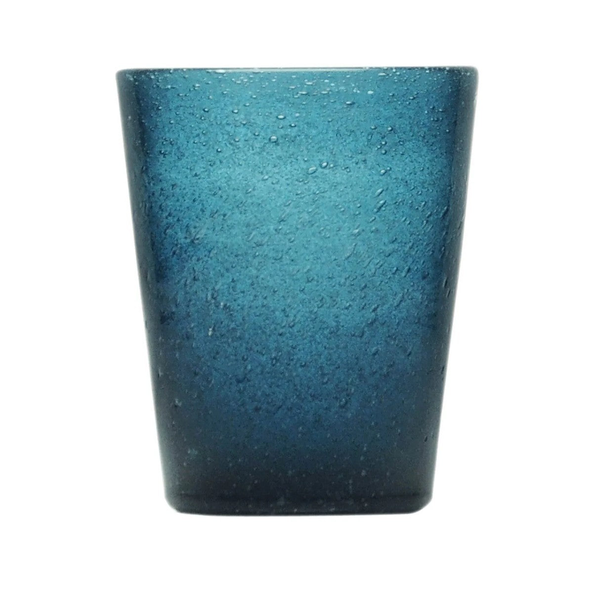Original tiefblaues Memento-Wasserglas aus mundgeblasenem Glas, 0,25 l