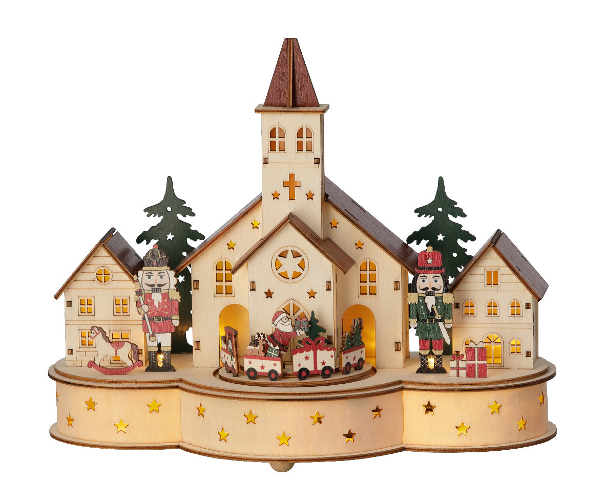 Cathedral scenario 14x30x24.5 cm with LED