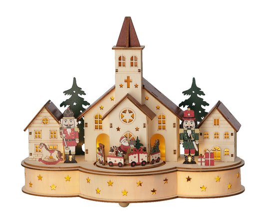 Cathedral scenario 14x30x24.5 cm with LED