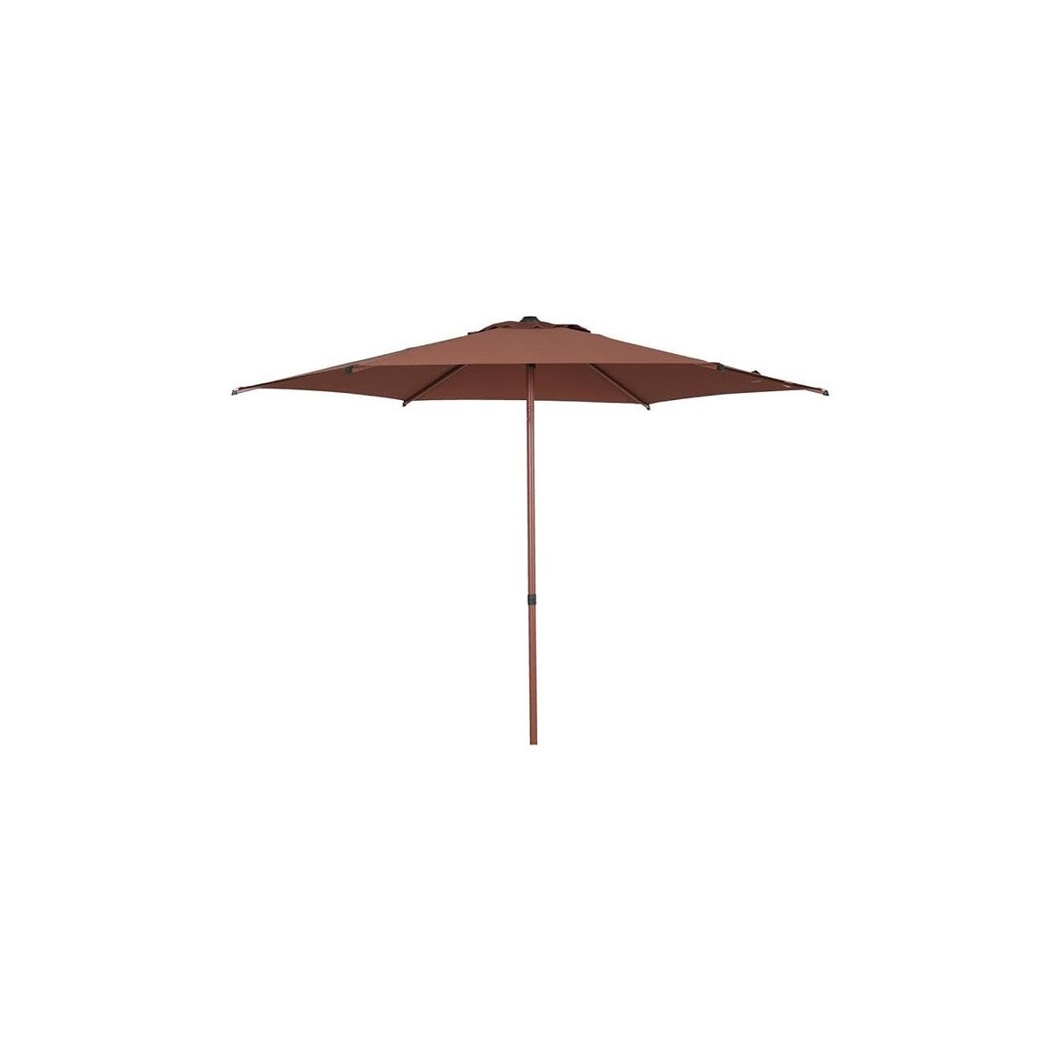 Soya-Rundschirm 2,7 m aus Mahagoni-Polyester