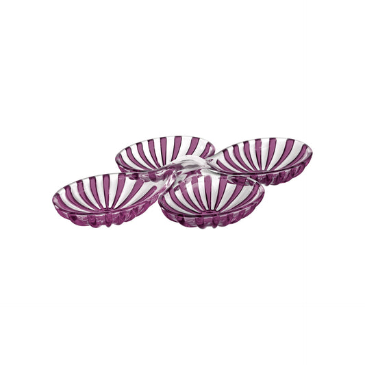 Set of two Dolcevita appetizer plates 35 x 22 x h 5.5 cm
