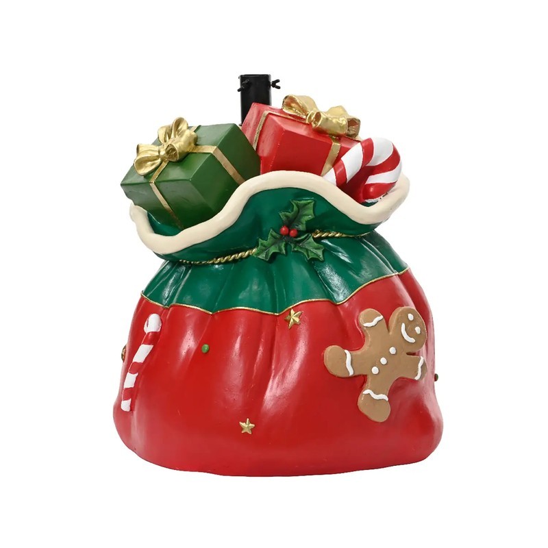 Base copri albero di Natale a sacco con regali 42 × 38 × H47 cm