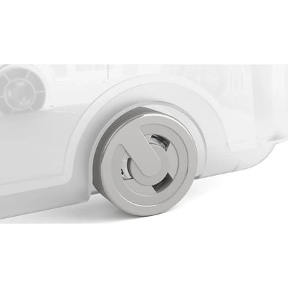 Kis W Box contenedor alto con ruedas, gris 31,5x39x56,5 cm h