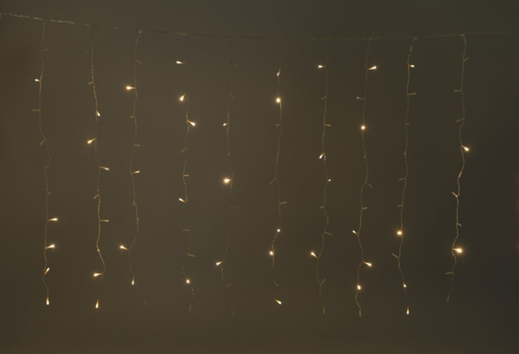 Tenda luminosa 200 LED bianco caldo 3x1 m