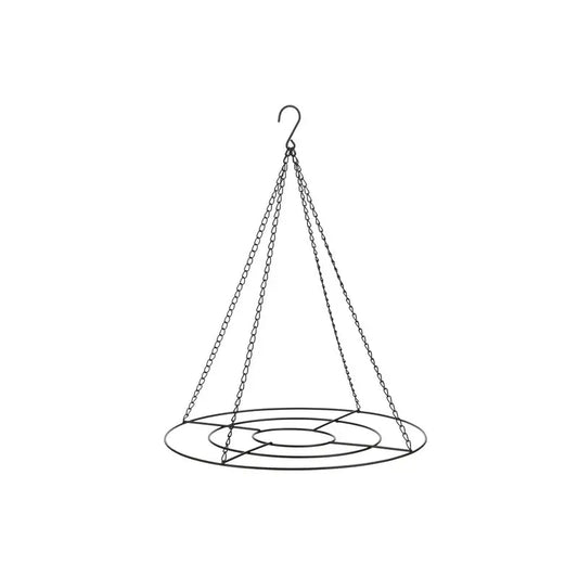 Cono decorativo nero con gancio Ø44 × H55 cm