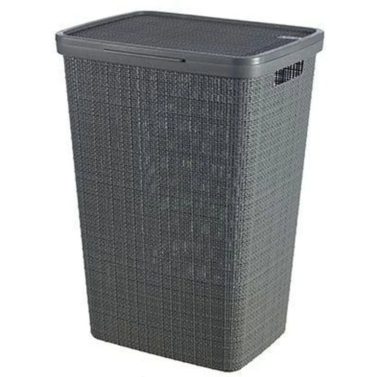 Curver Jute gray laundry basket 58l cm 43x34x60 h