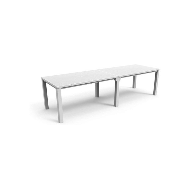 Keter Julie Doppeltisch weiß 147-295x90x74,5 h cm