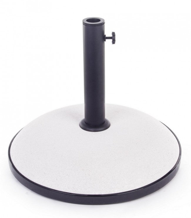 Base in cemento per ombrellone Barry da 30kg bianco