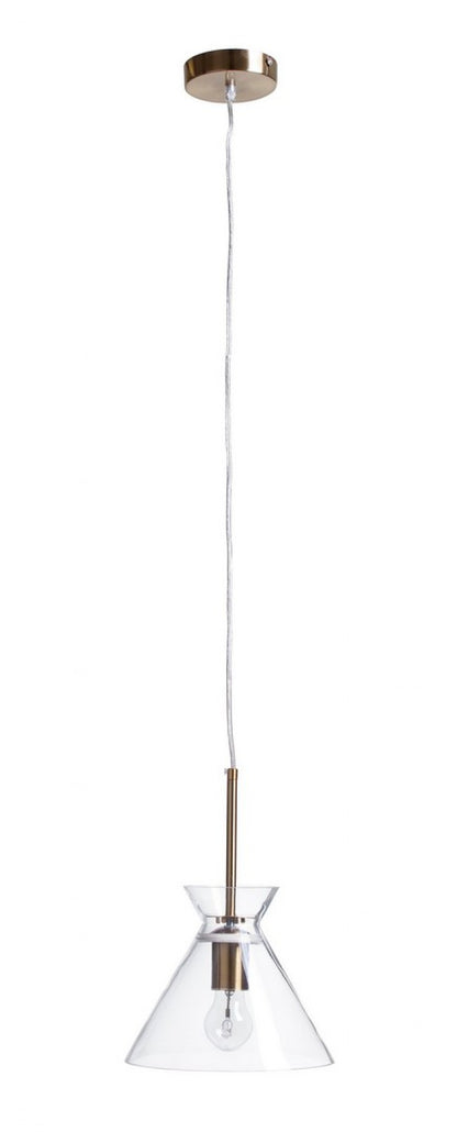 Lampadario 1 luce D.24x160h metallo