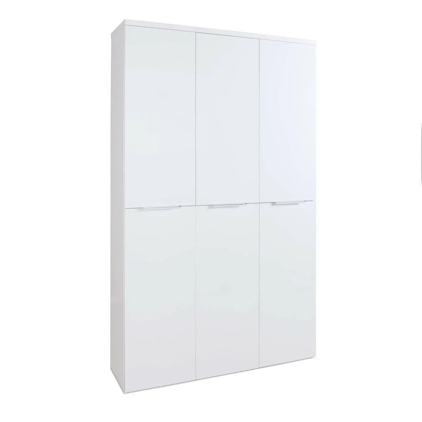 Mundi wardrobe 6 doors white lacquered 119.8x35.1x200 h cm