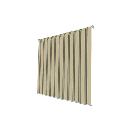 Tenda a caduta con catenella Mykonos beige/verde 2x2,5 m