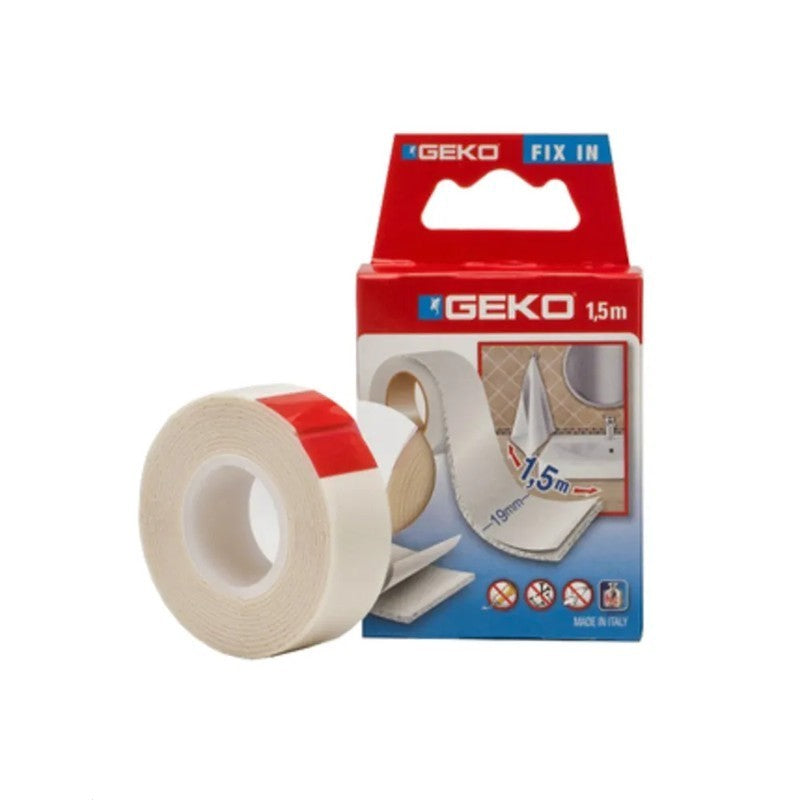 Double sided white foam tape 19mm x 5m