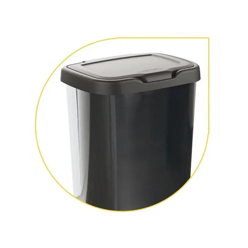 Papelera con pedal Jive negro 20 L