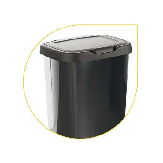 Papelera con pedal Jive negro 20 L