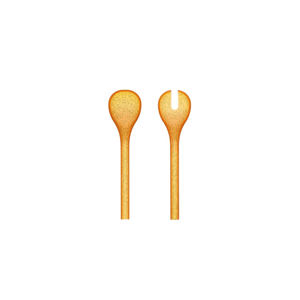 Memento Synth mandarin salad servers in methacrylate
