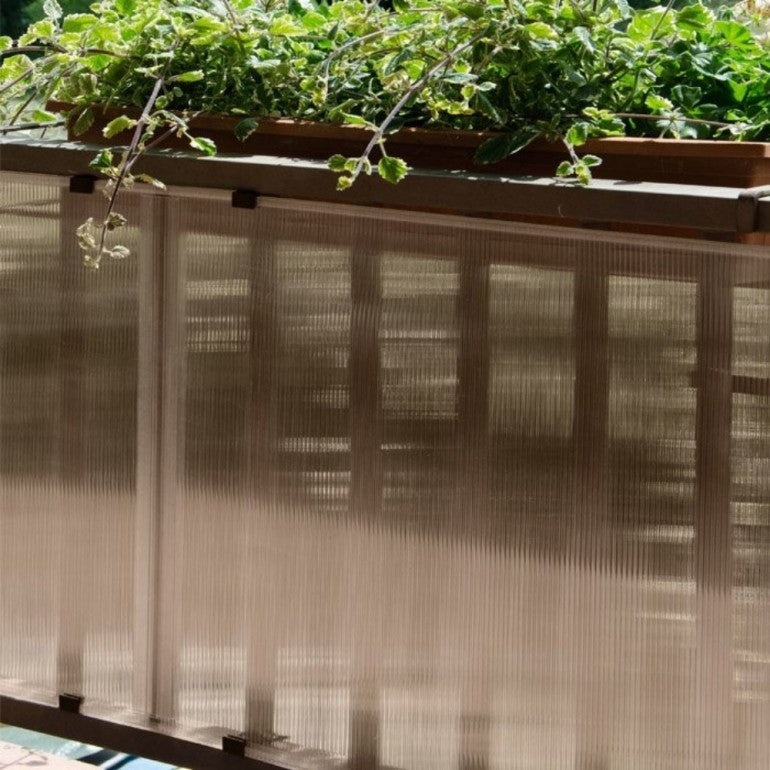 Kit of 2 Wall-y polycarbonate balcony panels
