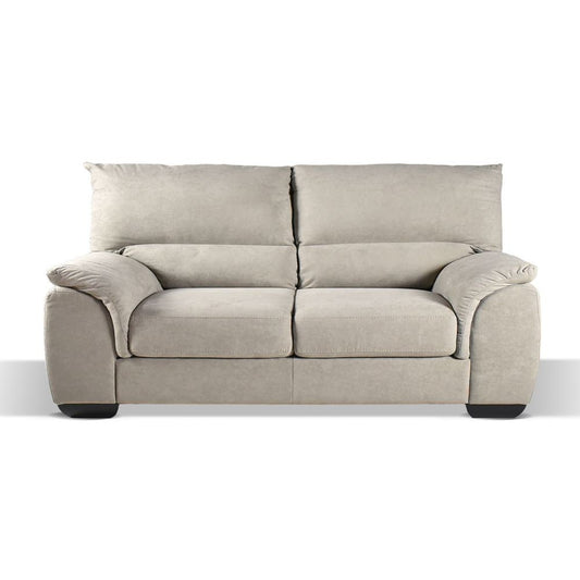 Divano 3 posti taupe 198x90x100 cm