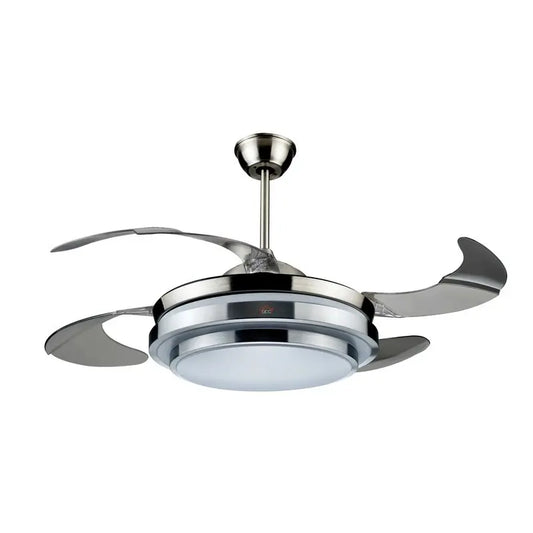 Ventilatore da soffitto DCG VECRD47TL con 4 pale richiudibili, luce e telecomando