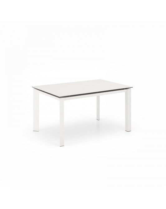 Tavolo Allungabile 140-220 x 90 cm - Ceramica Bianca