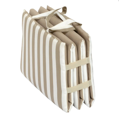 Colchón plegable Dune 180x50 cm beige/blanco