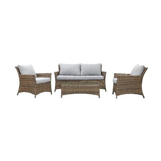 4-teiliges Outdoor-Lounge-Set 160x79x80 cm