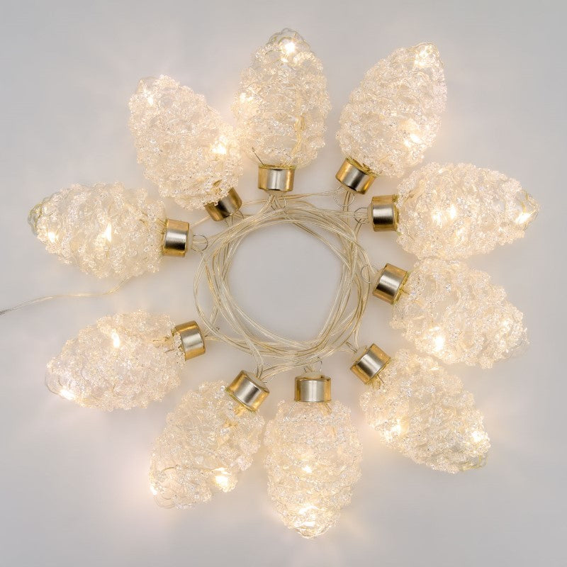 Cadena 10 Piñas 20 MicroLED 2,5m