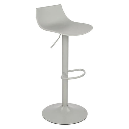 Sgabello Casper in polipropilene grigio medio