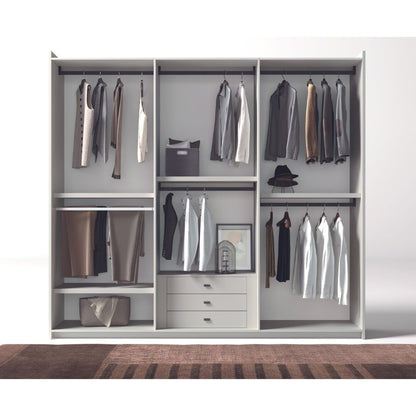 Armadio 6 ante battenti 276x60,3x250 cm