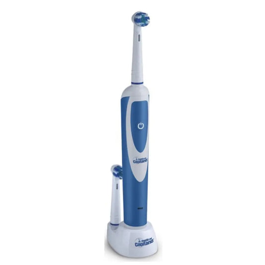 Spazzolino elettrico ricaricabile con 2 testine compatibili Oral-B® e 3 modalità di pulizia