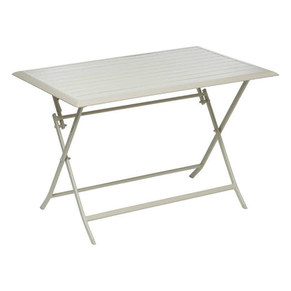 Azua 4-seater clay folding garden table 135 x 90 x 75 cm