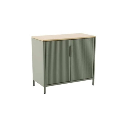 Garden sideboard G Steel irony coffee/lino 90 x 46 x 76 cm