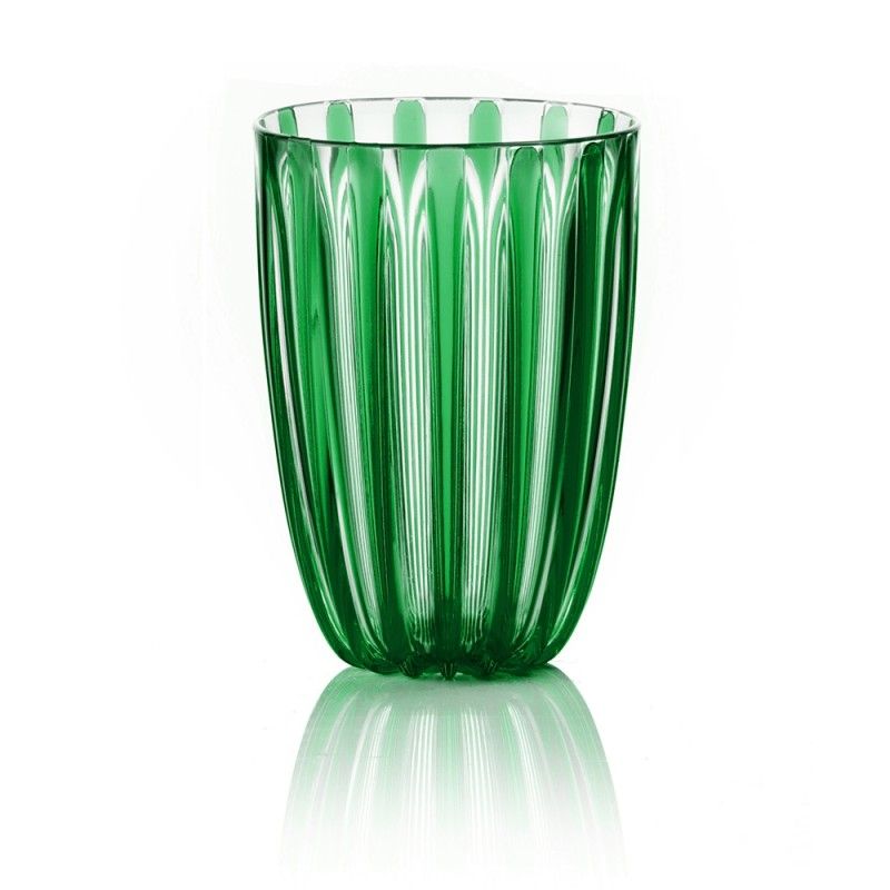 Bicchiere tumbler alto verde smeraldo