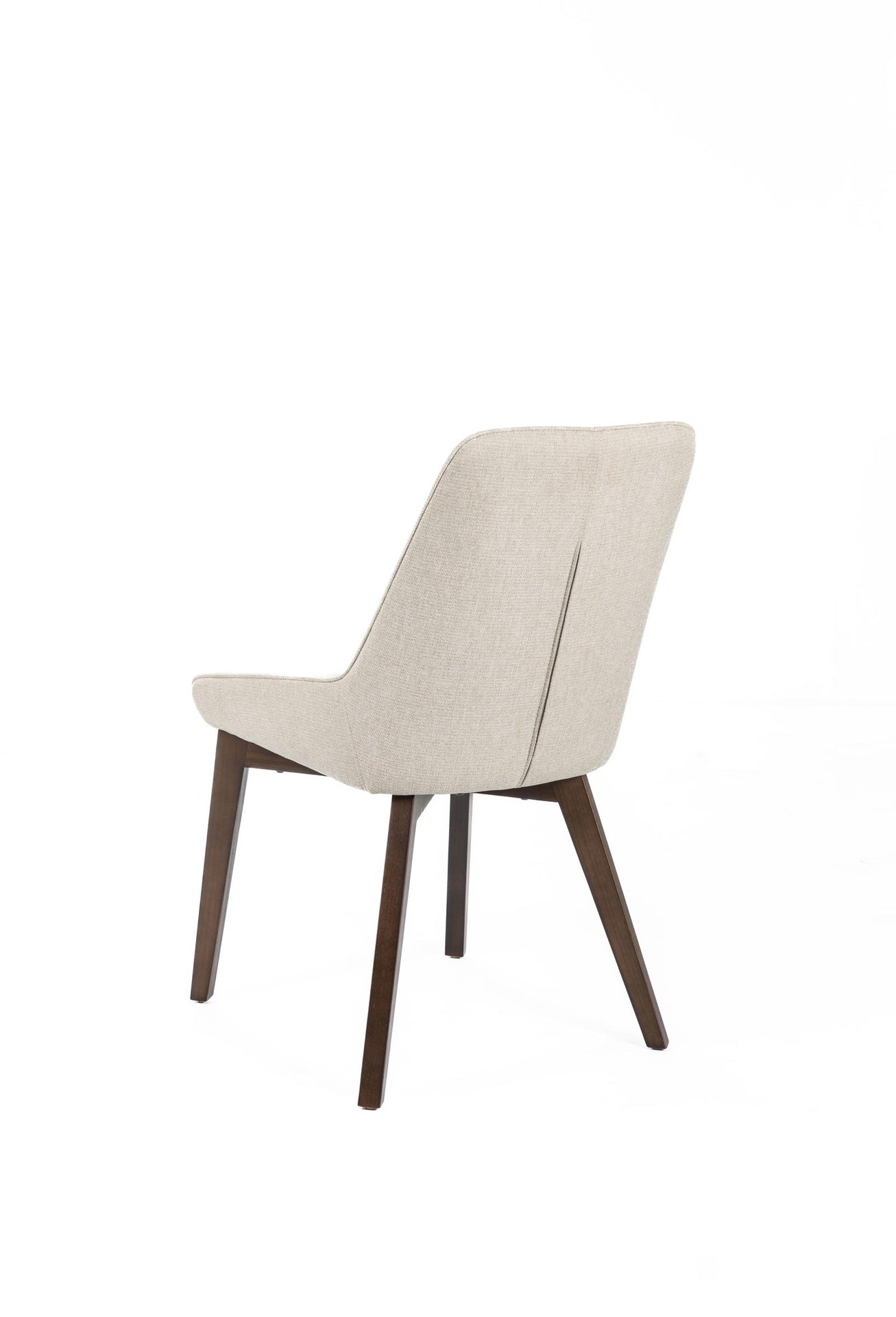 4x Silla de tela beige 62cm x 49,5cm H.87cm