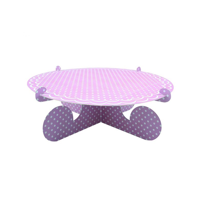 Alzata 1 livello cartone per cupcake e torte Ø 32 cm