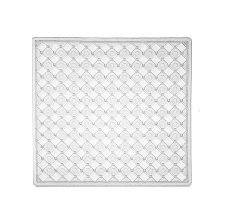 Tappeto doccia Enigma trasparente glitter antiscivolo con ventose 50 × 50 cm