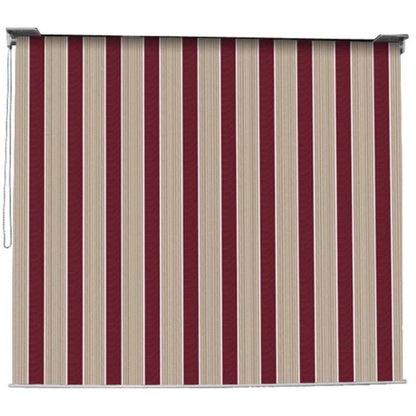 Tenda da sole Mykonos colore beige/bordeaux 2 x 2,5 m