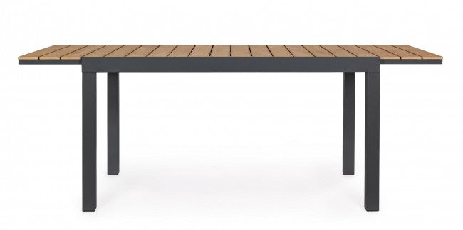 Tavolo allungabile in alluminio Elias 140-200x90 cm