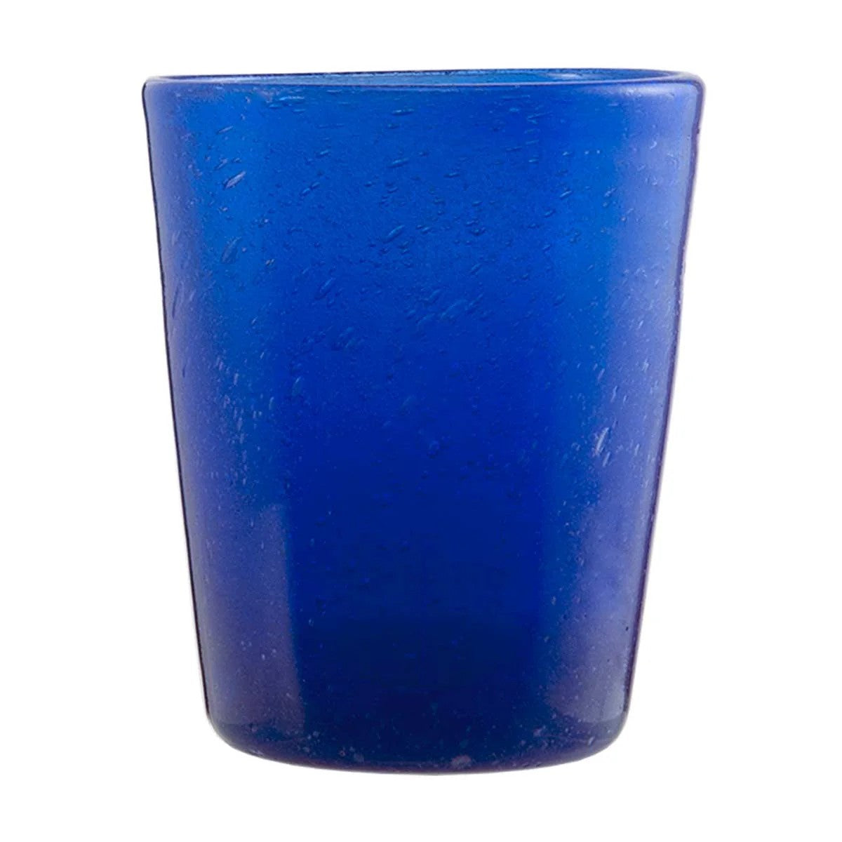 Vaso de agua original memento azul vaso de vidrio soplado 0,25L