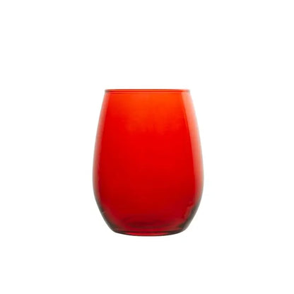Set 6 bicchieri Amber rossi da 35 cl