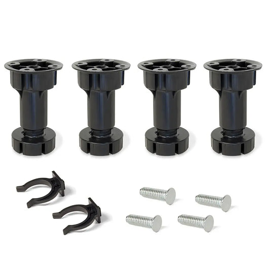 Verstellbarer Fußsatz für Bone H100 mm schwarze Möbel