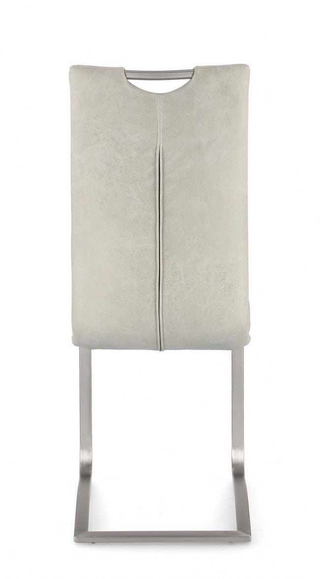 4x Sedia in ecopelle 42x56x102h