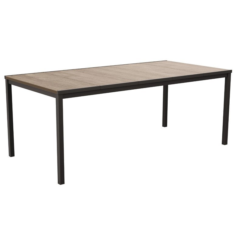 Keter Porto table with graphite wood effect 200x95x75 cm h