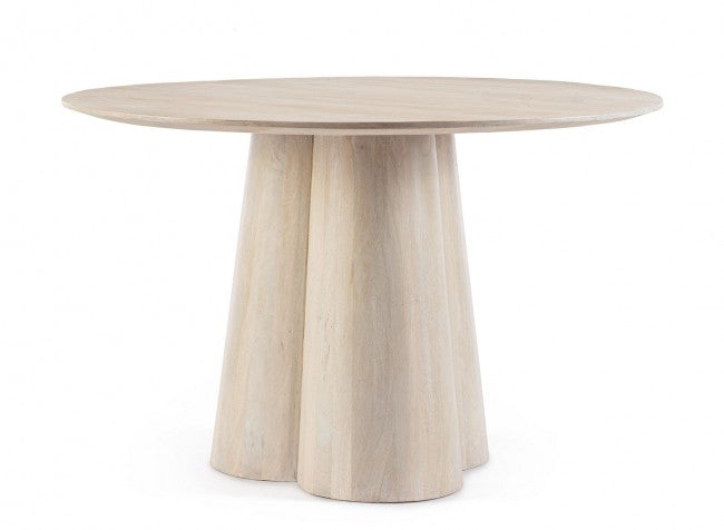 Tavolo rotondo in legno D.120 x 77h