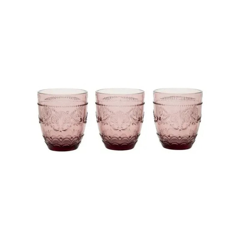 Set mit 3 Noblesse Purple-Gläsern 300 cc