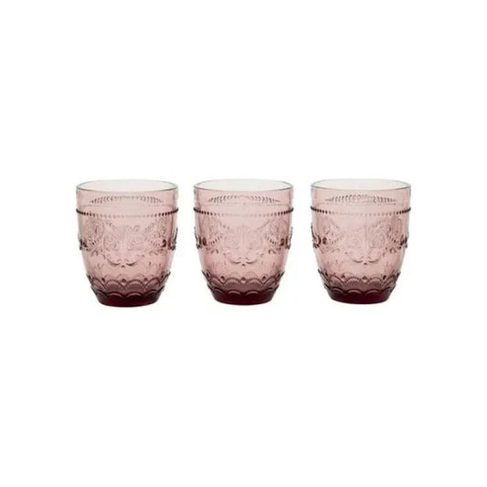 Set mit 3 Noblesse Purple-Gläsern 300 cc