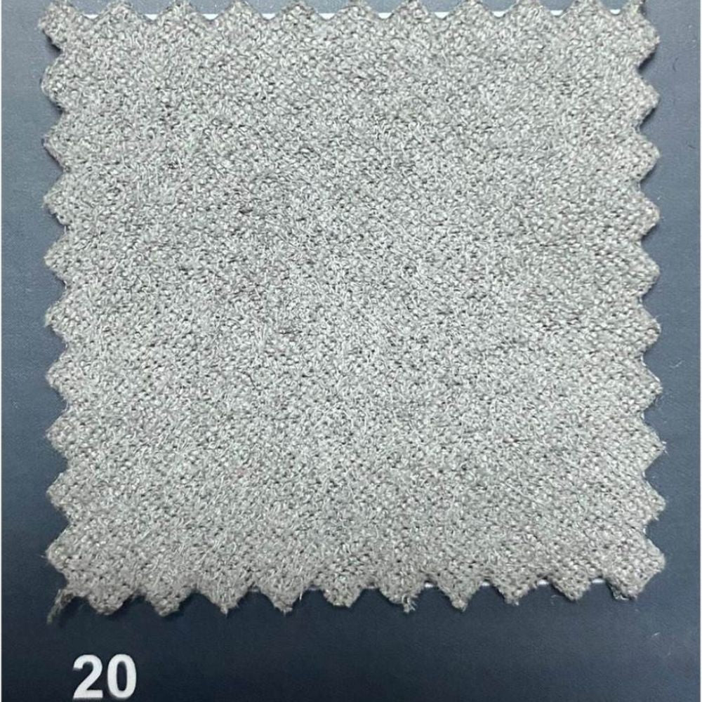 Divano Gonzaga 3 posti fisso con poggiatesta regolabili in 3 posizioni grigio H94xL205xP96