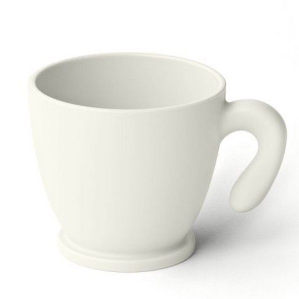 Milk white chef line coffee cup