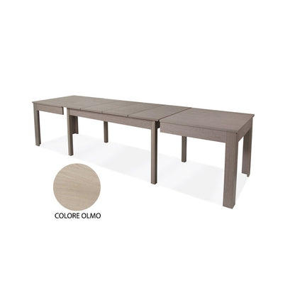 Tavolo allungabile in legno nobilitato colore olmo 160-320x90 cm