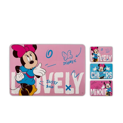 Disney Minnie Comeback placemat with assorted patterns