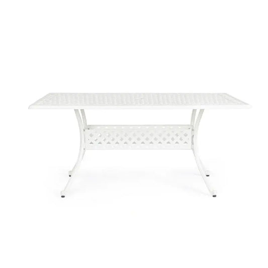 Tavolo rettangolare da esterno Ivrea bianco cm 90x160